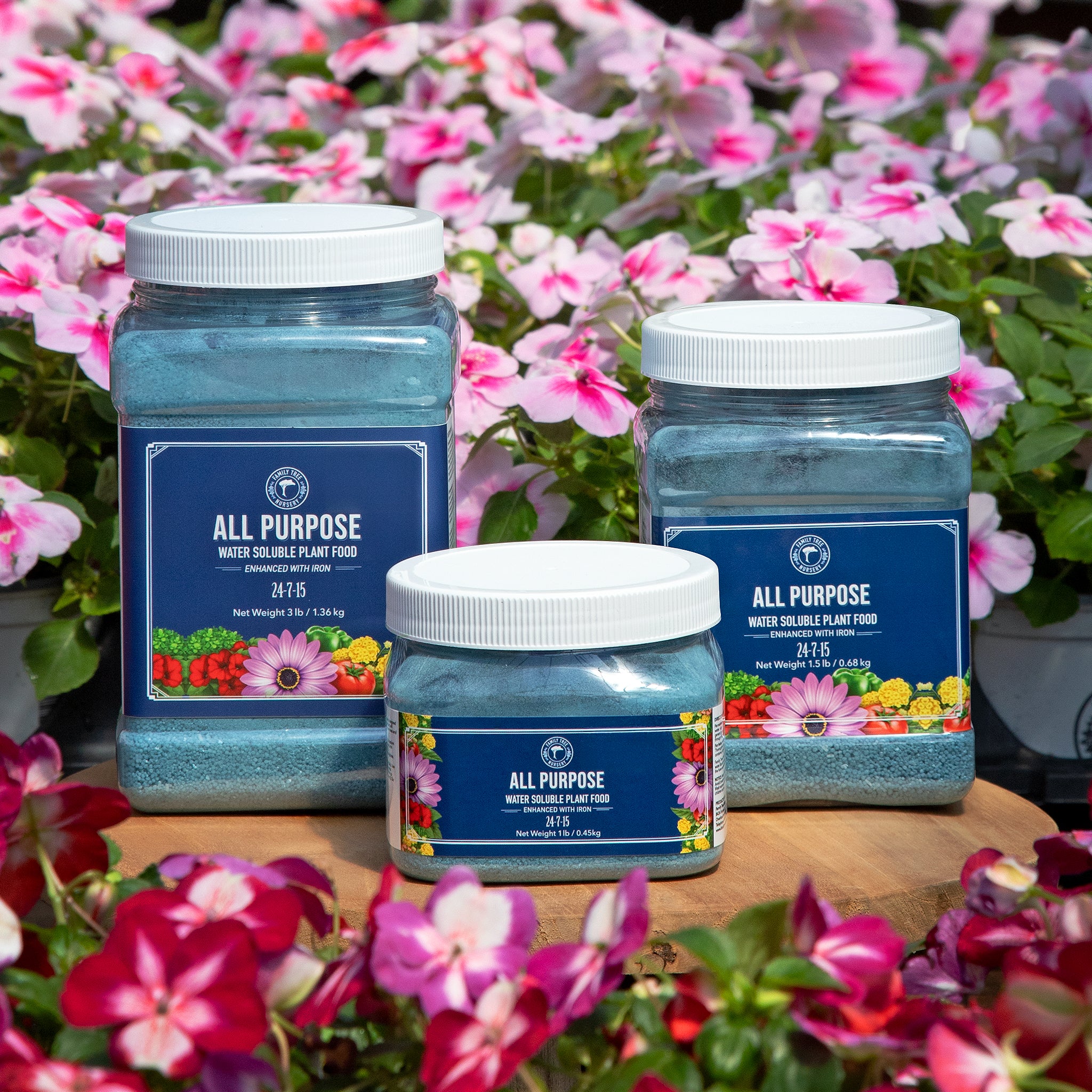 All-Purpose Plant Food & Fertilizers (Controlled Release & Water-Soluble)